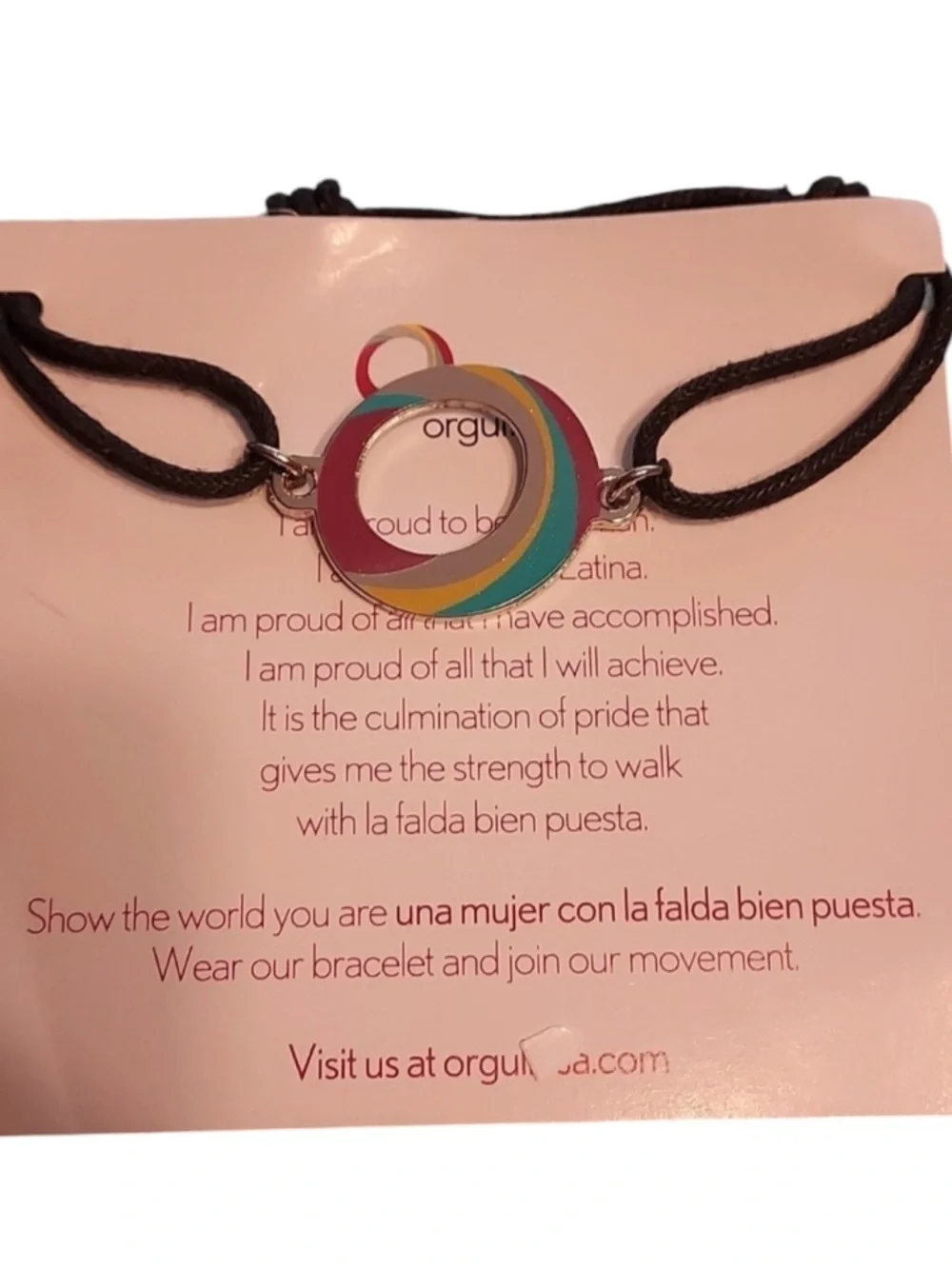 ORGULLOSA bracelet  , New